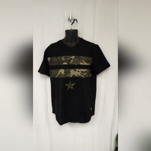 Hudson- Black Camouflage Star Men's T-Shirt/ Color Black/ New with Tag